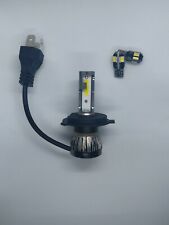 KIT Moto Auto Lampada Led H4 6000K Bianco + Lampade Posizione T10 W5W CANBUS