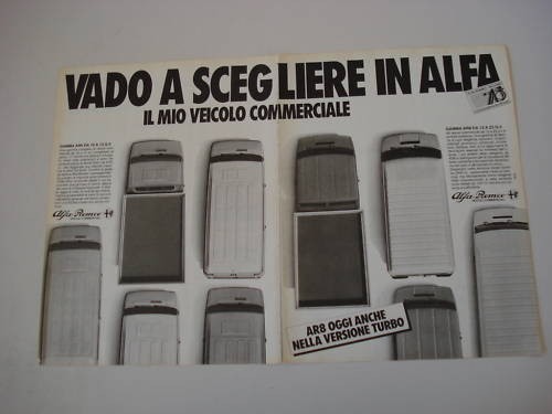 Advertising pubblicità 1985 - advertising,