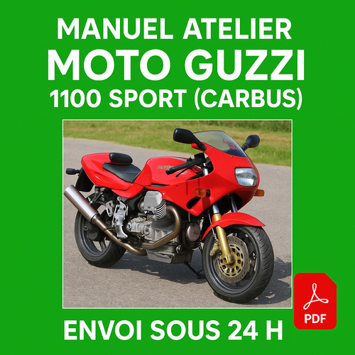 Manuel atelier moto guzzi 1100 - moto,