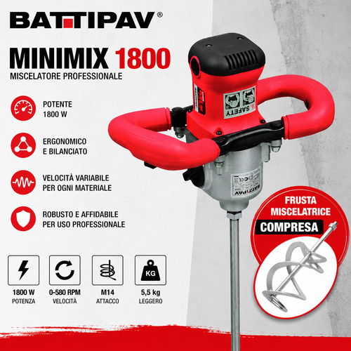 Miscelatore battipav minimix - miscelatore,