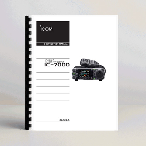 Icom 7000 manuale - icom, ic-7000