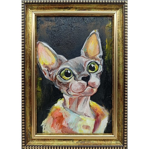 Sphynx cat dipinto - sphynx,