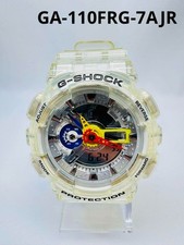 Raro orologio Casio G-Shock GA-110FRG-7AJR bianco chiaro analogico digitale quarzo usato