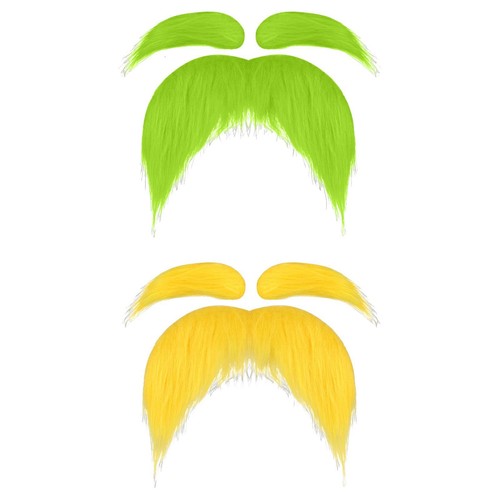 Sopracciglia finte con - , barba