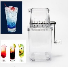 Mini tritaghiaccio manuale trituratore cucina bar cocktail strumento cono neve