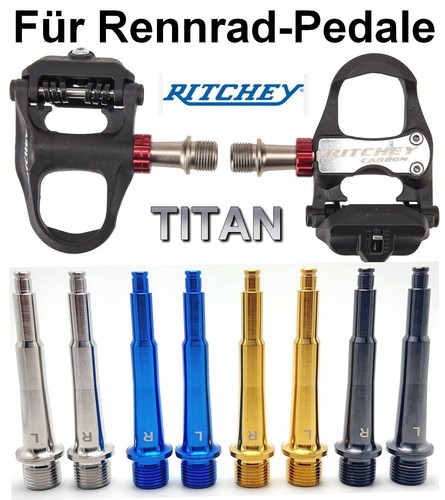 Coppia assi pedali ritchey - pedali, wcs