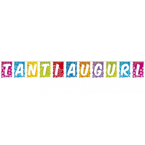 Festone bandierina tanti - bandierina,