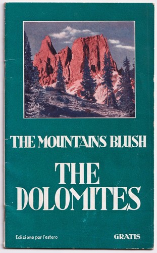 Vintage dolomites italy guide - vintage,