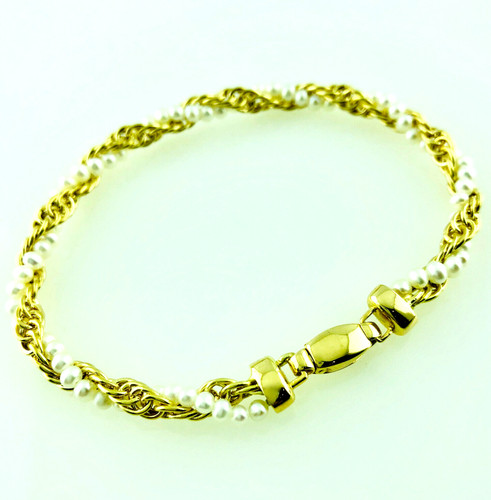 Bracciale donna oro - 18, con