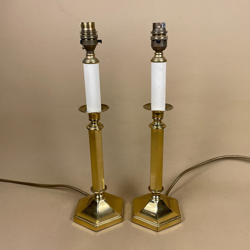 Pair vintage metal - pair, gold