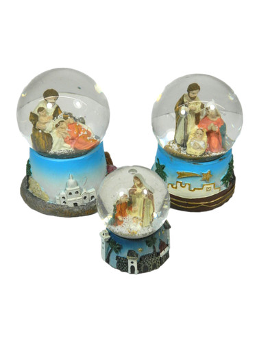 Sfera con natività - sfera, e