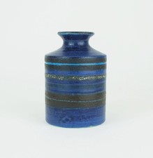 bruno gambone VASO italia studio ceramica decorazione a righe ceramica italiana