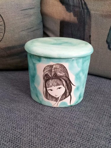 Vintage barattolo ceramica - vintage,