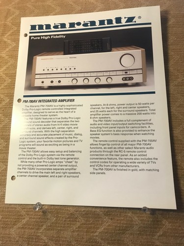 Originale marantz pm700av - marantz,