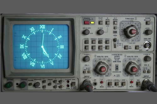 Oscilloscopio orologio kit - oscilloscopio,