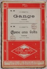 ERBETTA GANGE COME UNA VOLTA MUSICA SPARTITI ORCHESTRA 1930 MUSICA LEGGERA
