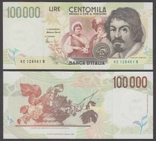 ITALY  P.117b 100000 100,000
