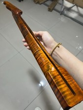 21frets Tiger Striped Flame Maple Collo Chitarra Elettrica Fender Tele Ricambio