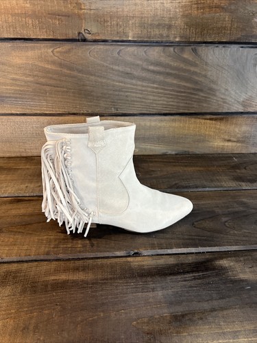 Zara stivaletti western beige - stivaletti,