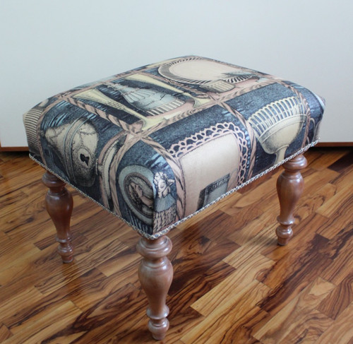 Pouf sgabello poggiapiedi con - sgabello,