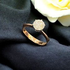 Fede nuziale in oro rosa 14