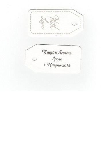 Targhetta bigliettini - 60,
