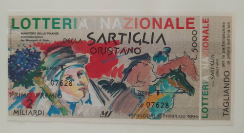 Biglietto lotteria - 47°,