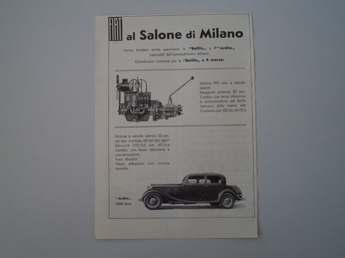 Advertising pubblicità 1934 - advertising,