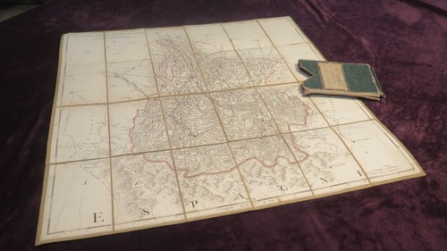 Antique 1820 french map - 1820,