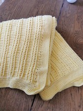 Coperta Lana Neonato. Fatta a mano. LANA