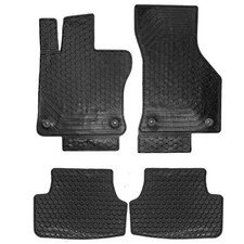 TAPPETINI IN GOMMA COMPATIBILI PER A3 SET COMPLETO TAPPETINI AUTO CON 4 CLIP