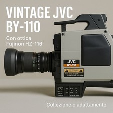 Vintage JVC BY-110 Broadcast Camera with JVC HZ-116 Fujinon-TV Z Lens