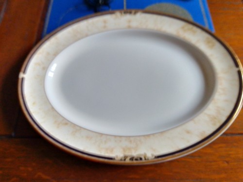 Grand plat ovale - plat, 40