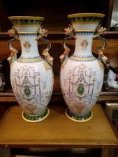 COPPIA ANFORE CERAMICA GINORI