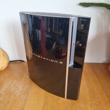 Console Sony Playstation 3 FAT 80GB Nera FUNZIONANTE con CAVO di ALIMENTAZIONE