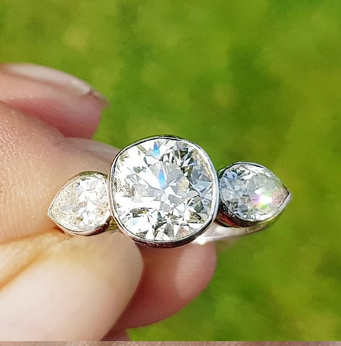 Anello fidanzamento 50ctw - fidanzamento, 2.50ctw
