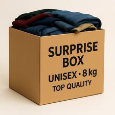 BOX STOCK LOTTO minimo 8 Kg ABBIGLIAMENTO jeans USATO UOMO/DONNA VINTAGE super! 