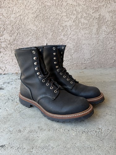 Stivali logati red wing - red,