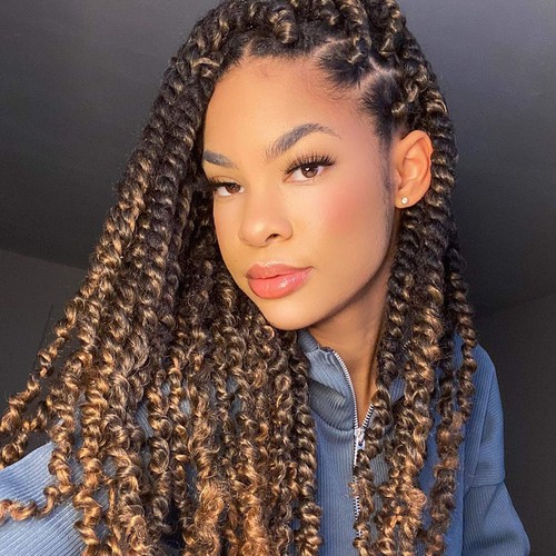 Inch spring twist - twist, crochet