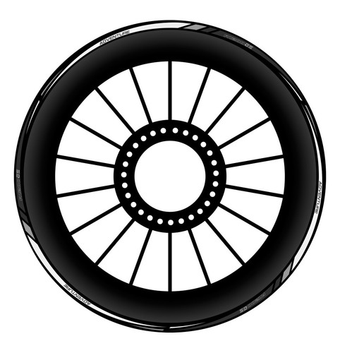 Kit adesivi cerchioni bmw - kit, r