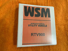 Kubota RTV900 RTV 900 UTILITY VEHICLE Manuale riparazione servizio officina IN RACCOGLITORE