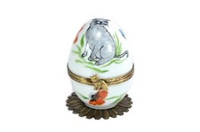 Limoges Porcelain Musical  Egg