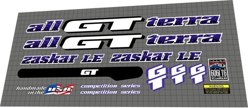Set decalcomanie bici - , gt