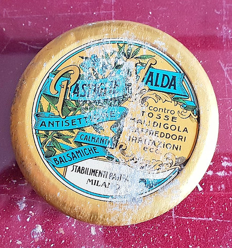 Scatola latta pastiglie - scatola, di