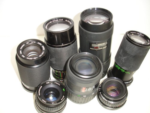 Lotto lenti attacco - pentax, k