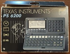 Texas Instruments PS-6200 agenda calcolatrice vintage non testata