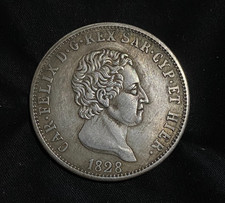 5 Lire 1828  Carlo Felice