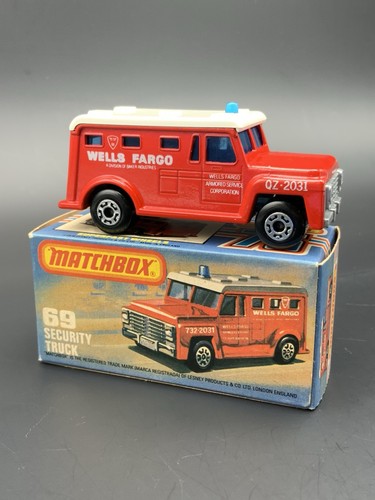 Matchbox security truck - security,