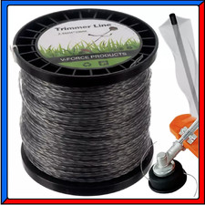 Filo Decespugliatore a Scoppio da 2.4 mm x 100mt per Tagliaerba Tagliabordi Cavo