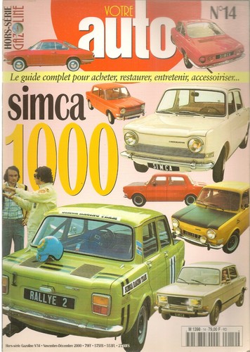 Gazoline simca 1000 - gazoline,